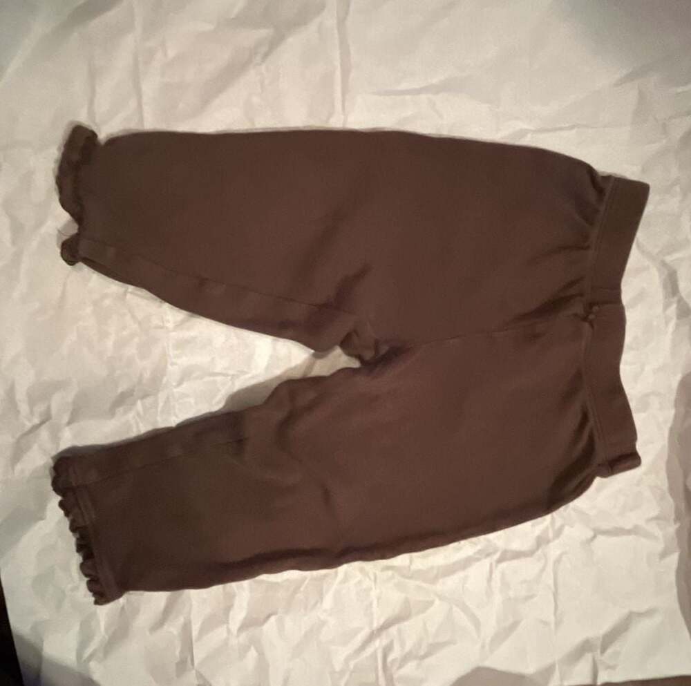 Carter's Brown Ruffle Hem Leggings 24 Months